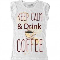T-SHIRT DONNA "COFFEE"