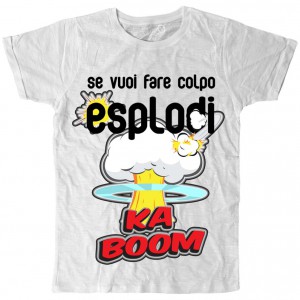 T-SHIRT UOMO "BOOM"