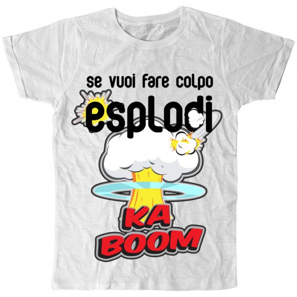 T-SHIRT UOMO "BOOM"