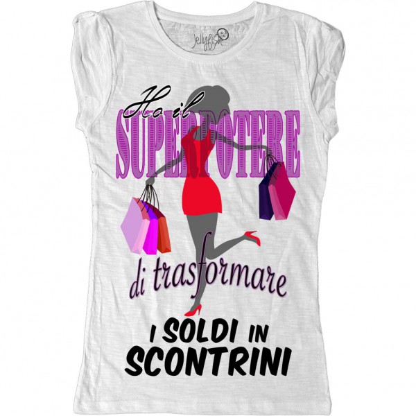 T-shirt Donna | Jellyfish Creazioni "MONEY"